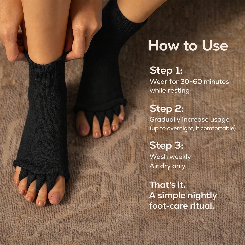 CLASSIC WHITE TOE SPACER SOCKS